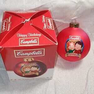 2004 Campbells Collector Edition Happy Holiday Christmas Ornament 100th Birthday